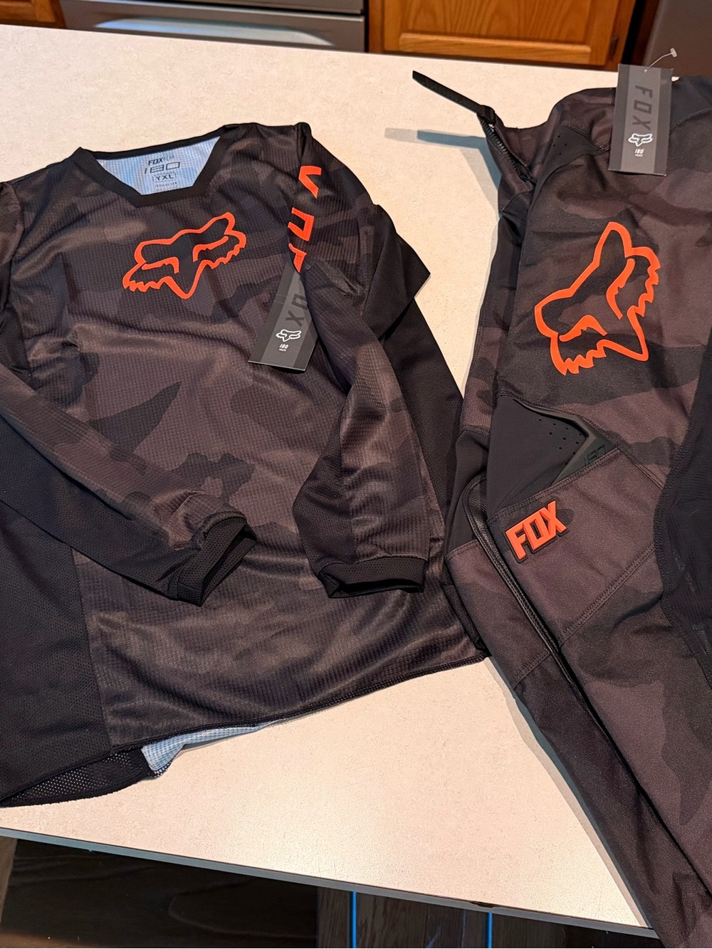 Fox 180 Vented Black Motocross Jersey